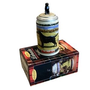 Budweiser Black Labrador Hunter’s Companion Series 1992 Beer Stein 00921